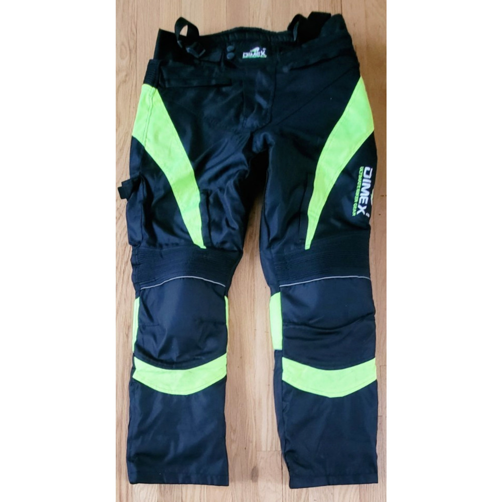 DIMEX BIKER CORDURA PANTS SZ 34 ULTIMATE MOTOR GEAR SCOTCHLITE 3M